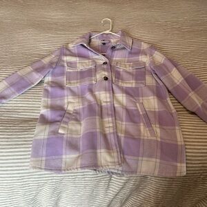 Light purple shacket